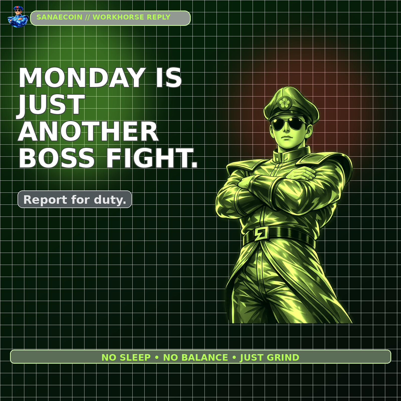 Monday is just another boss fight.